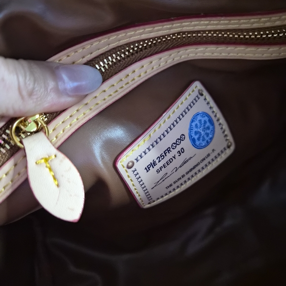 Gold Speedy 25 Style Tote - Pouch Included - Picture 5 of 6